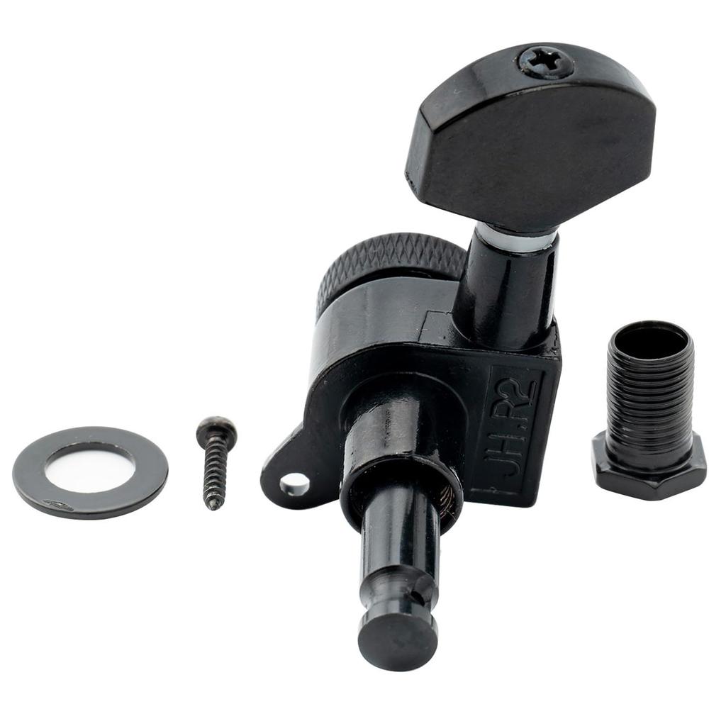 Musiclily Pro 6-Piece Locking Tuners for Fender Strat/Telecaster Electric Guitars, Black