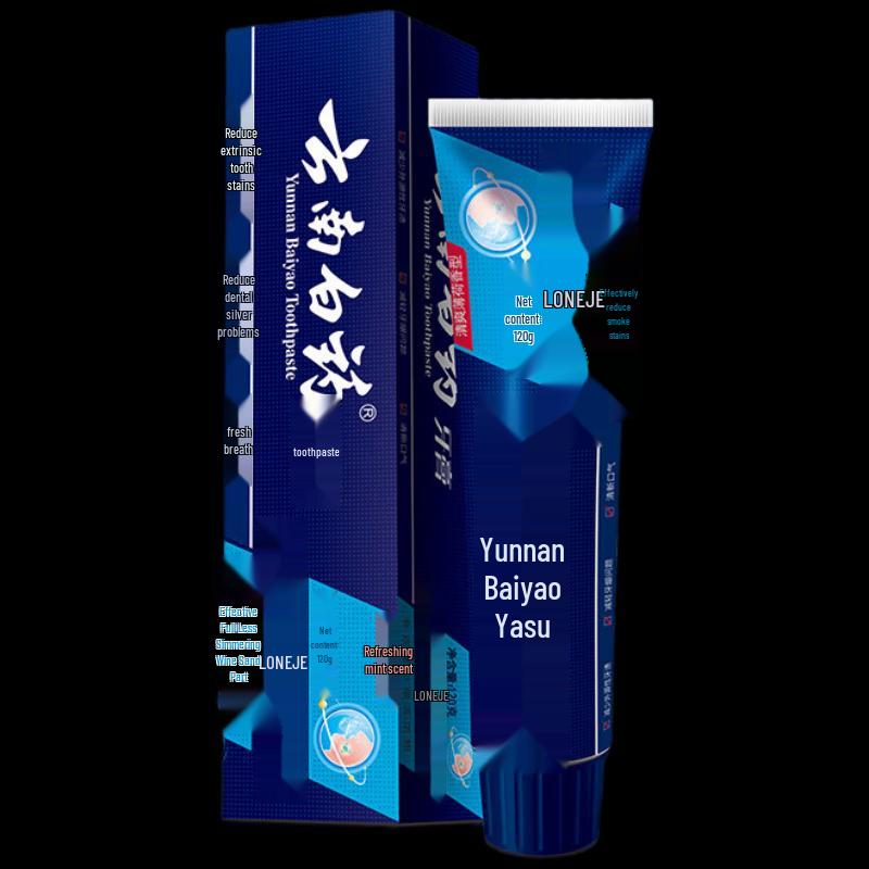 Yunnan Baiyao Longjian Professional Smoke Stain Removal Toothpaste