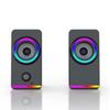 Altoparlanti Desktop per Computer da Gioco con Subwoofer Cablato per Uso Multimediale e Domestico