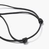 Black Chain Pendant Knot Bracelet (C2503AC1314_BK)