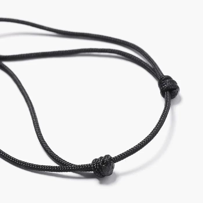 Black Chain Pendant Knot Bracelet (C2503AC1314_BK)