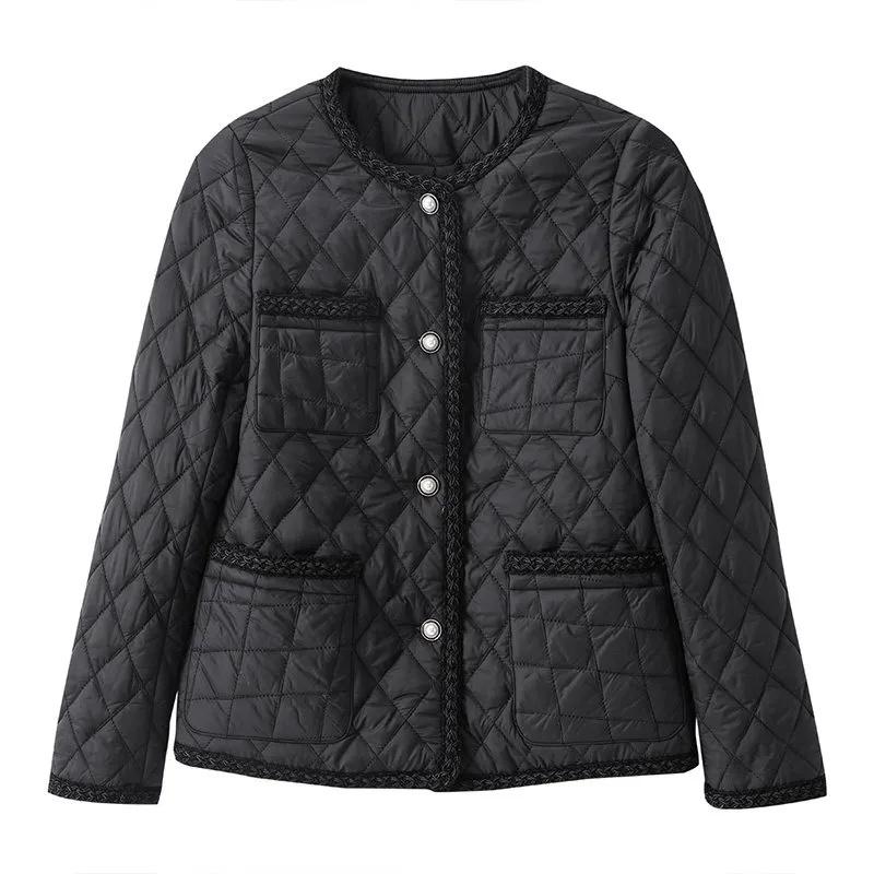 High Quality Women Cotton Jacket 2023 Autumn Winter Lightweight Short Women Parkas Female Cotton Padded Warm Outcoat