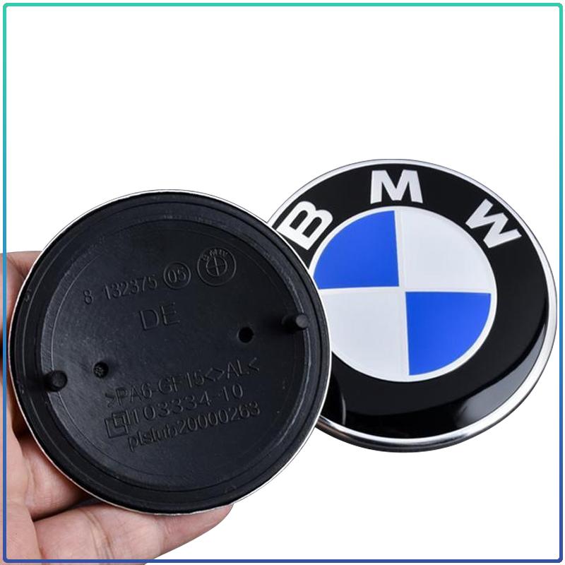 1Pcs Car Emblem Badge Front Rear Trunk Logo Steering Wheel Wheel Hub Cap Sticker For BMW X1 X2 X3 X4 X5 1 2 3 4 5 6 Series F10 F30