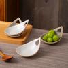 Vintage Ceramic Single Handle Dipping Sauce Dish for Sushi Snacks Home Restaurant Use