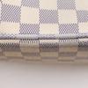 LOUIS VUITTON Calvi Tote Bag N41449 White Damier Azur Canvas Women Used