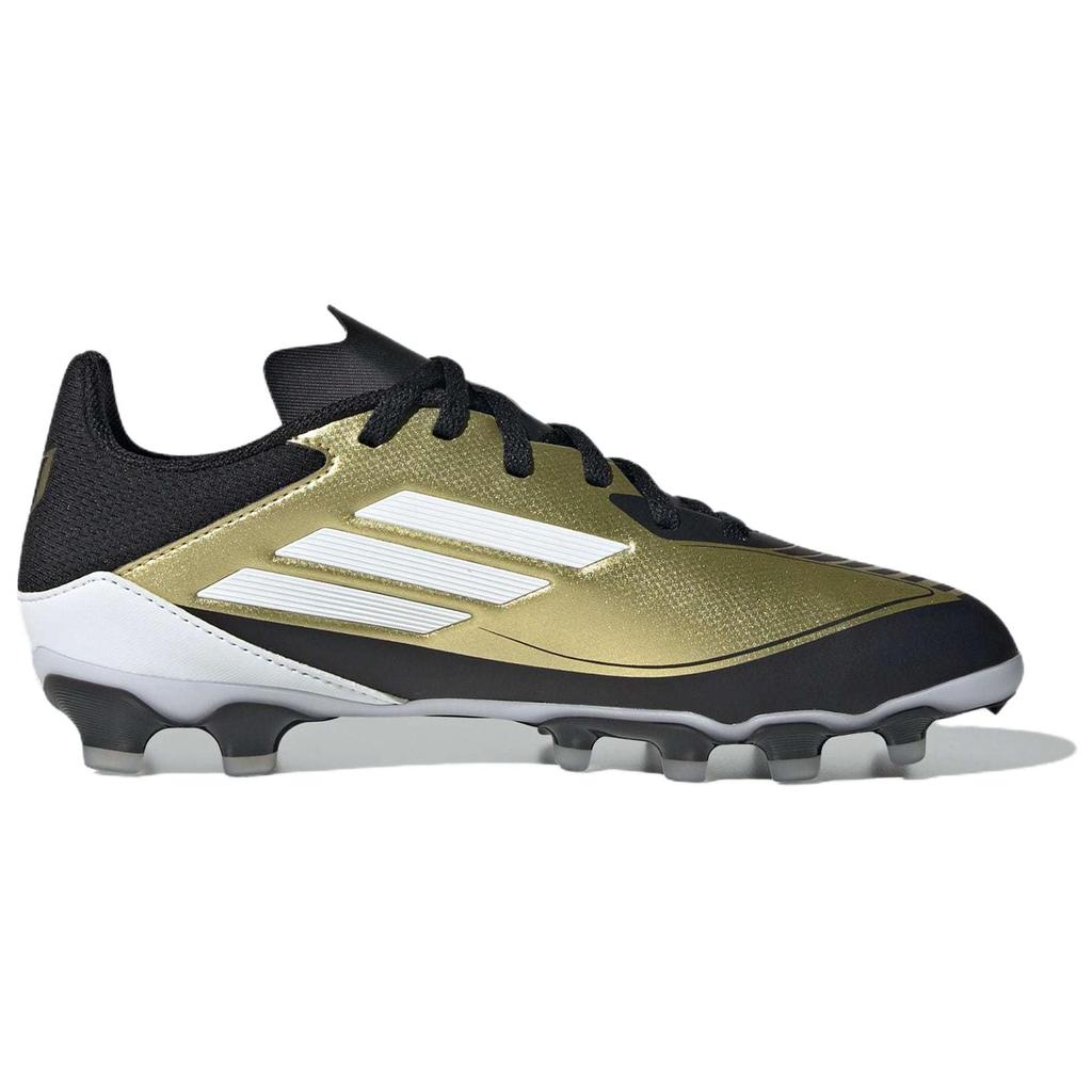 Adidas F50 League Pohodlné Lehké Protiskluzové Odolné Nízké Dětské Fotbalové Kopačky Dětské Fotbalové Kopačky Zlaté Černé Bílé IG9292