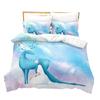 Elk Bed Three-Piece Set 3D Digital Printing Quilt Cover Pillowcase