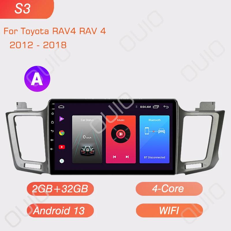 

Android 13 Радио для Toyota RAV4 Rav 4 XA40 2012 2013 2014 2015-2018 Автомобильный стерео Мультимедийный Плеер Carplay Auto GPS 2DIN БЕЗ DVD