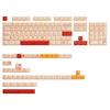 MAIMOOO Yakult-Themed Keycap Japanese Style Milky White Pc Chery Iso/Ansi Layout 148 Keys Translucent Keyboard Keycaps
