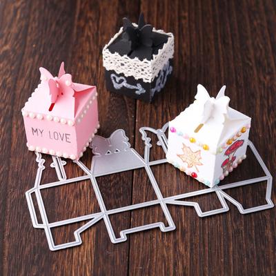 Schmetterling Geschenkbox Quadrat Stanzformen DIY Scrapbook Schablone Karten Papier