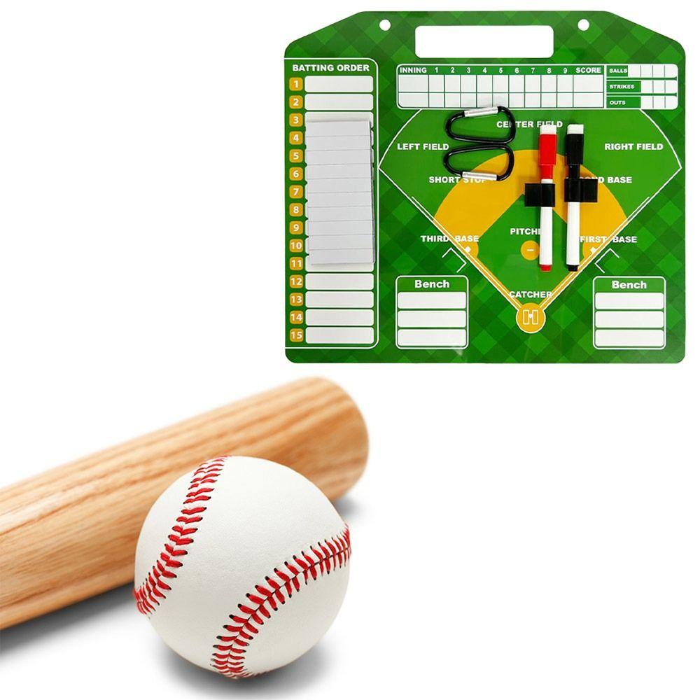 Marker Boards Baseball Clipboard Dry Erase Baseball Coaching Accessories Baseball Lineup Board
