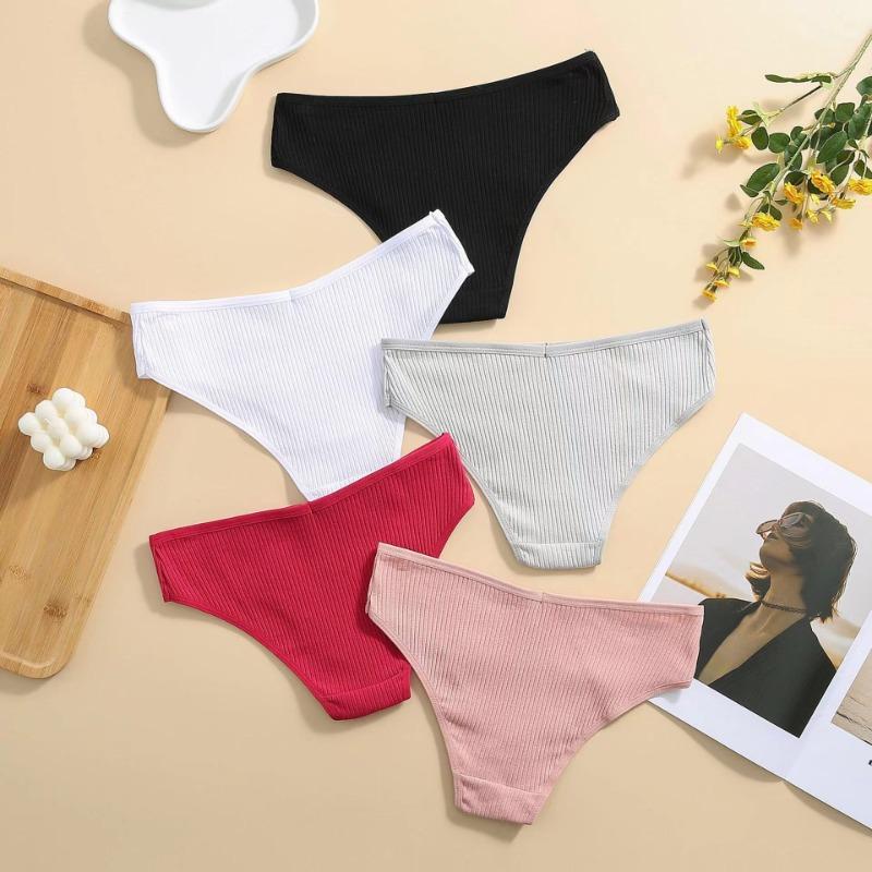 Cotton Panties Women's Comfortable Briefs Waffle Style Underwear Female S-XL Soft Underpants Ladies Panties