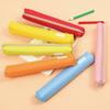 Small Fresh Canvas Zipper Pencil Cases Kawaii Dot Fashion for Women School Supplie