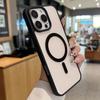 Magnetic Shockproof Clear Case for iPhone 16 Wireless Charge Cover Cases