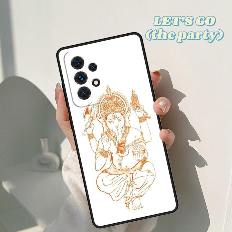 Ganesh Elephant God phone case For Samsung Galaxy A42 A31 A40 A51 A71 A32 A80 A91 A52 A72 A73 A20e A21S A50 A70 A11 A12 Cover