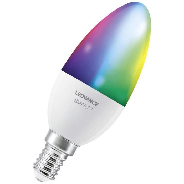 Ampoule LED - LEDVANCE - SMART+ WiFi - Multicolore - E14 - 4.9W - 20000h