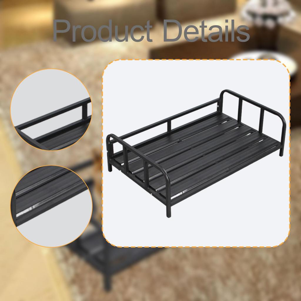 Elevated Dog Bed Multifunctional Pet Furniture Indoor Non Slip Feet with Rails Heavy Duty Pet Gifts Supplies Outdoor Indoor