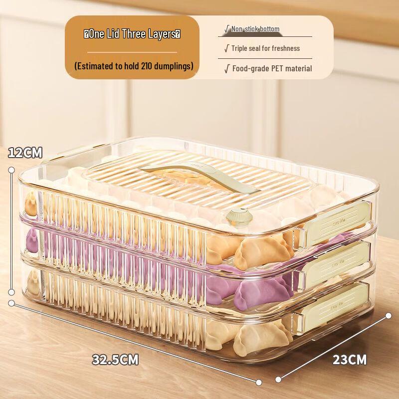 Food-Grade Dumpling & Wonton Freezer Box