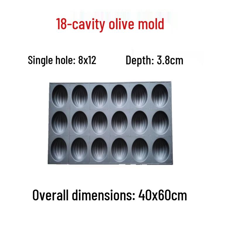 Xihe 18-Cavity Large Olive Baking Mold