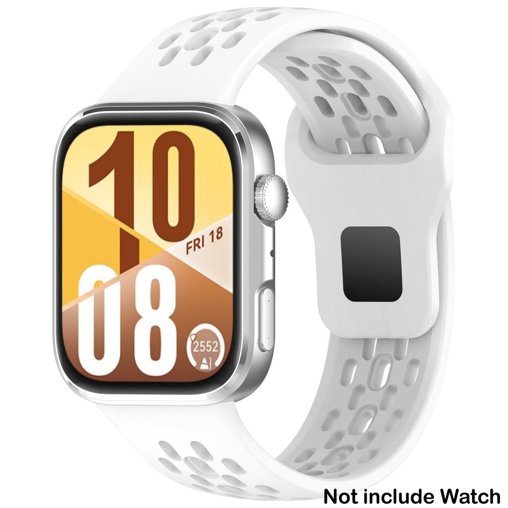 Atmungsaktives Silikonarmband für Huawei Watch Fit 4 Pro Sport-Armband Armband Gürtel für Huawei Watch Fit 4/Fit 3 Band Zubehör