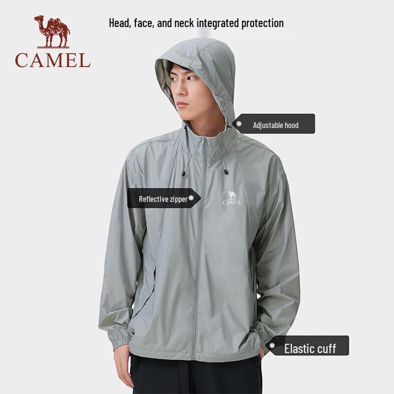 CAMEL Unisex Outdoor UPF50+ Sun Protection Jacket 31204