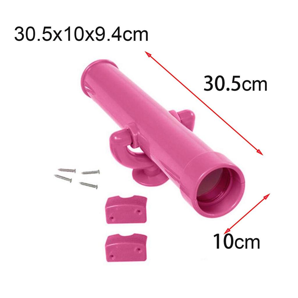 Kids Playground Toy Telescope Outdoor Swing Set Creative Pirate Playset for