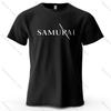 Samurai Sword Sharp Printed Men's T-Shirt 100% Cotton Oversized Martial Arts Fashion Graphic Tees for Women Tops Tees Streetwear