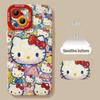 Red Knot Cat Silicone Phone Case for iPhone Models 12/13/14/15/16/17.