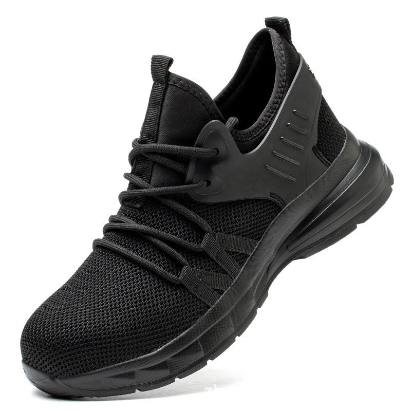 Labor Insurance Shoes for Men, Summer Breathable Work Shoes, Anti-smashing and Anti-piercing, Steel Bag Head Safety Shoes