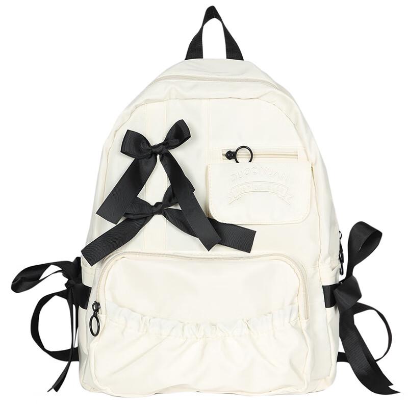 Miflame Ins-Style Bowknot School Backpack One Size
