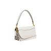Coach Tabby 26 Flap Closure Pebble Leather Handbag Women Handbag White CH857-B4HA