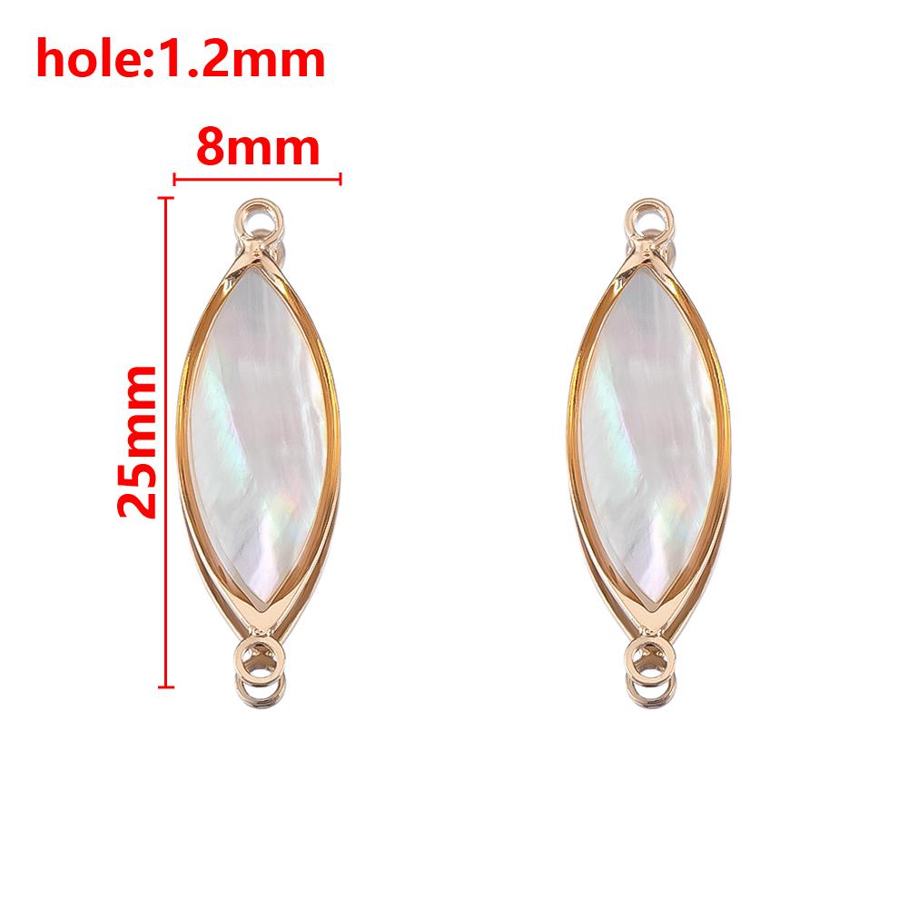 5Pcs Love Round Cross Shell Pendant Necklace Charms Jewelry Making Bracelet DIY Earrings Supplies Summer Beach Ocean Accessories
