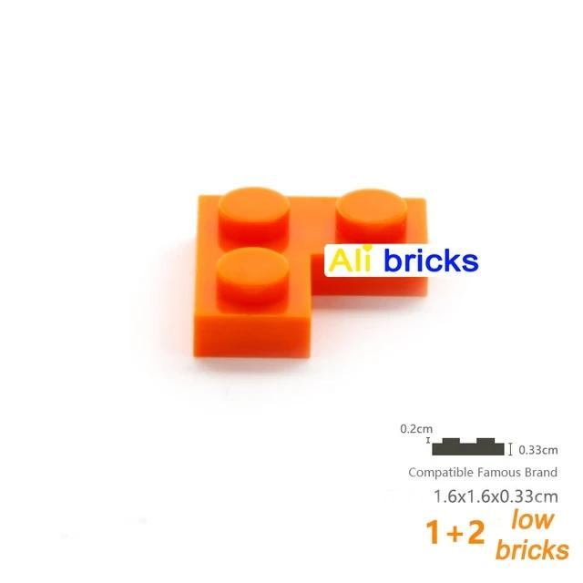 Non-Toxic 20Pcs Moc Parts 2420 Plate 2 X 2 Corner Compatible Bricks Diy Assmble Building Blocks Particle Kid Puzzle Brain Toy Gift
