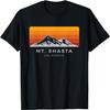 Retro Mount Shasta California Sunset Shirt T-Shirt