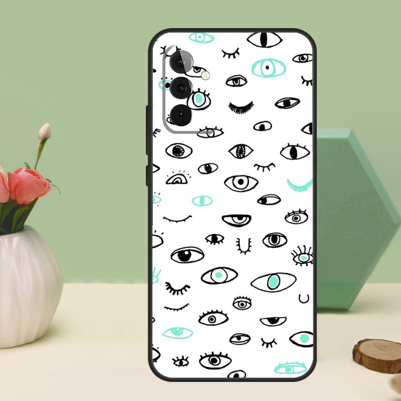 Eyes Pattern For Samsung Galaxy A36 A56 A54 A34 A14 A06 A16 A26 A12 A32 A52 A13 A33 A53 A15 A35 A55 Case