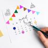 3240 Pcs Colored Dot Stickers 1/2 Inch, Removable Colorf Dots Stickers Self Adhesive Round Sticker 1/2 Inch for Women Men Reward Home Office Table