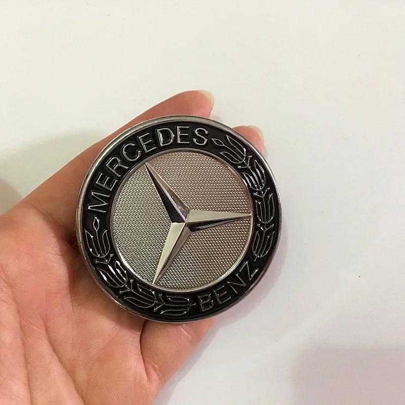 Car Sticker Hot 2026 New For Benz Mercedes Benz Flat Hood Bonnet Logo Emblem Badge Automobile Accessorie G350 G500 G55 G63 G65 S