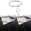 Bohemian Ethnic Style Woven Belt For Women With Bead Detail And Tassels Perfect For Boho Dresses