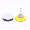 1/2/3Inch Hook And Loop Sanding Pad Kit 2Pcs With 1/4 Inches Shank Drill Attachment And Soft Foam Layer Buffering Pad