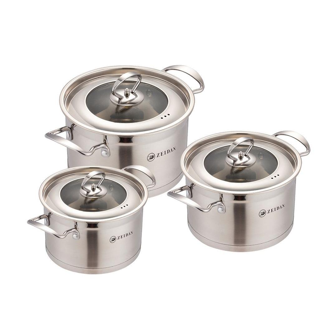 

Набор кастрюль Zeidan Z-50651 Серебро