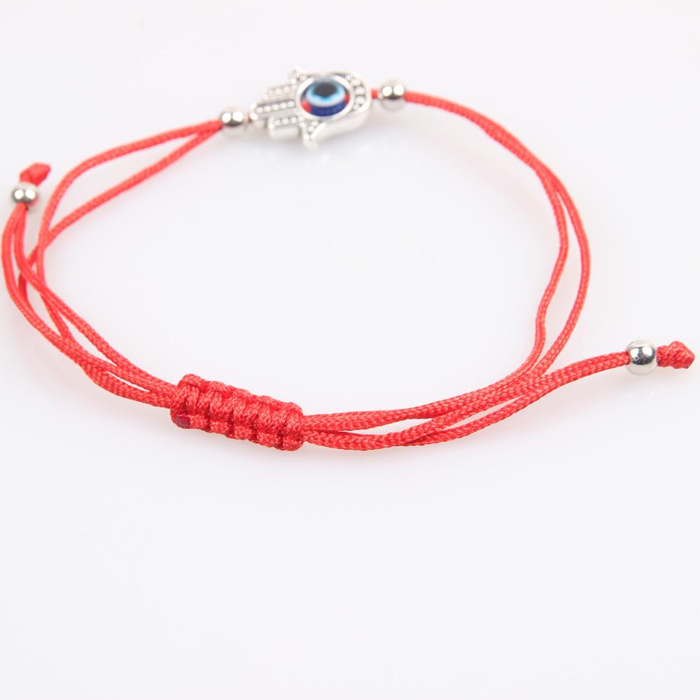 Fatima Hand Roter Achat Perlen Glücksarmband