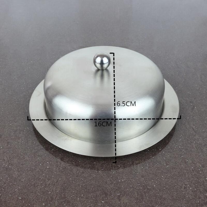 Stainless Steel Round Butter and Cheese Dish