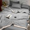 new summer washed cotton summer quilt machine washable summer cool quilt solid color skin-friendly air conditioner quilt