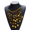 2025 New Multilayer Indian Statement Large Collar Crystal Necklace Women Boho Ethnic Big Bib Choker Necklace Ladies Jewellery