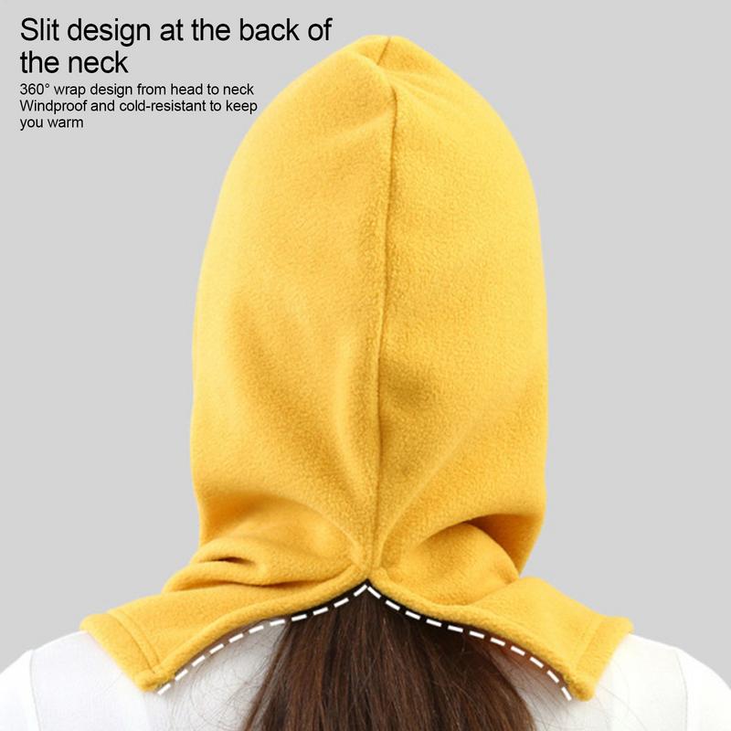 Ski Face Cover Cycling Masque Scarf Headgear Fleece Hood Neck Warmer Ski Masque Windproof Winter Face Cover