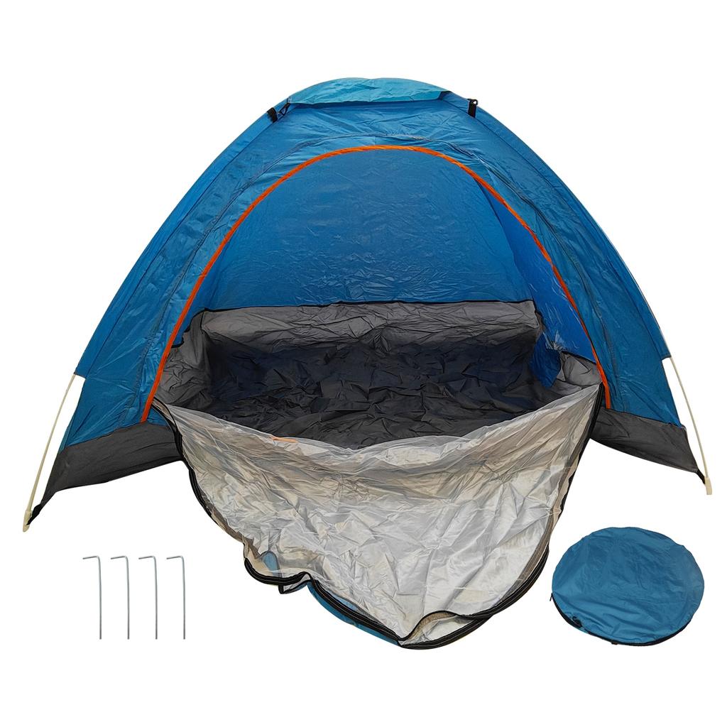 Automatic Outdoor Camping Tent Fly Proof Rainproof Easy Setup Beach Tent for 2-3 Person with Single 