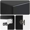 Wall Mounted Cabinet Black 33 x 34.5 x 90 cm Particleboard