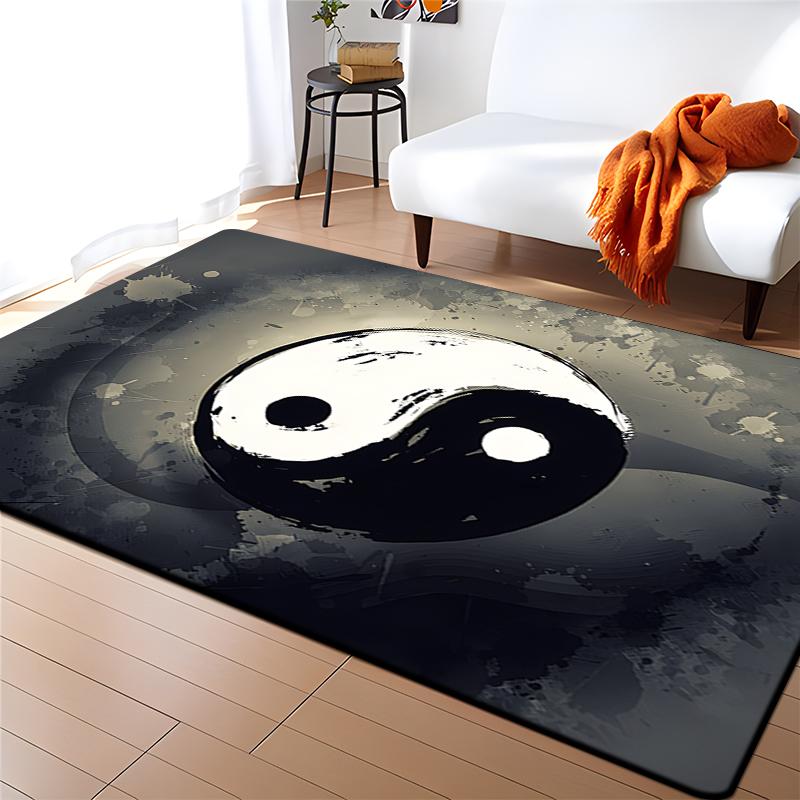 Moderní čínské Tai Chi Bagua Yin Yang Koberec do obývacího pokoje Koberec pro děti Play Home Deco Floor Mats E-sports Židle Koberce