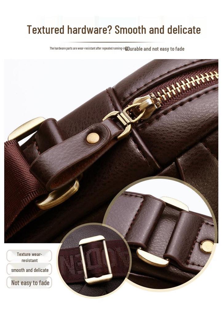 Kangaroo Men's Crossbody Bag - Single Shoulder Bag for Business Travel and Casual Wear