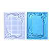 Flower Square Photo Frame Ornaments Silicone Molds Suitable for Epoxy Resin Diy Craft Jewelry Making Home Decorations